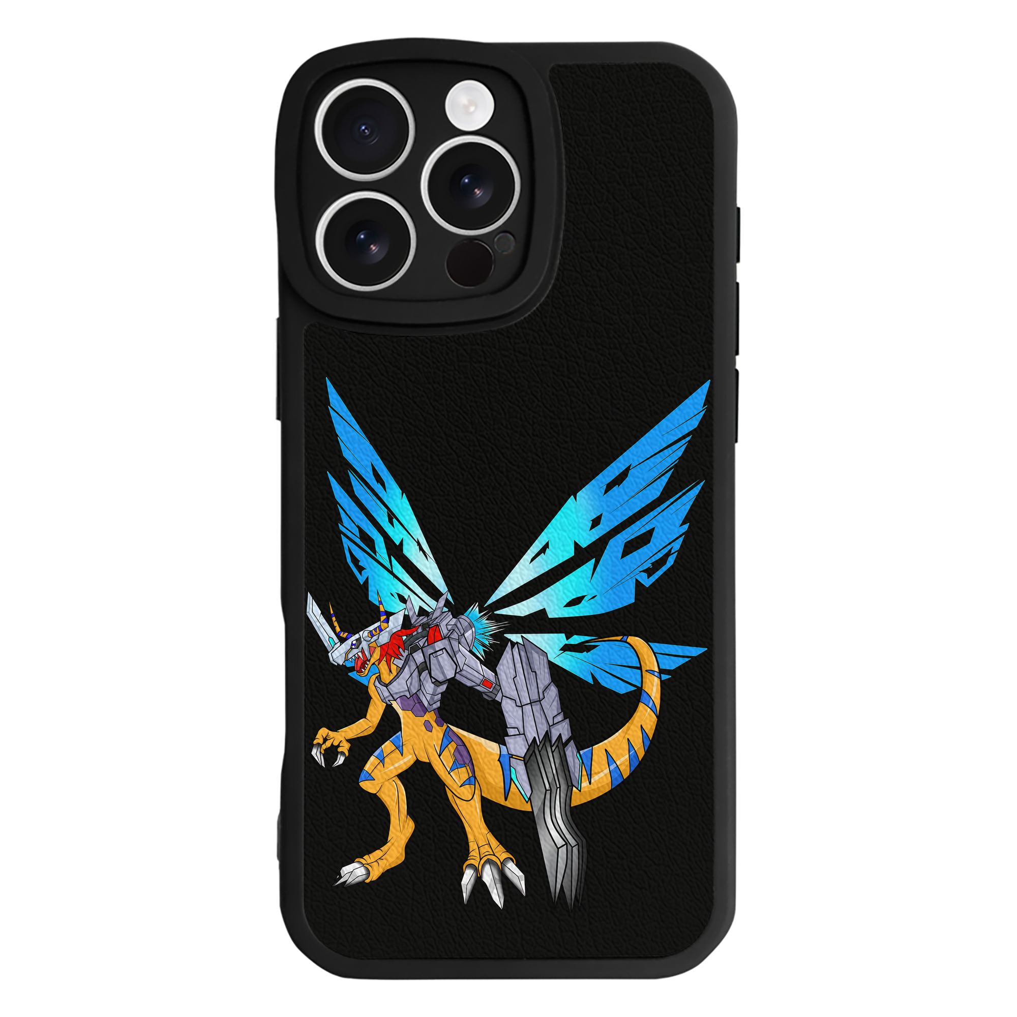 （画像用） Digimon デジタルモンスター/デジモン 【iPhone 16シリーズ対応】シリコンスマホケース（レザー調） 材質：シリコン